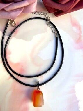 Natural Stone Pendant Necklace